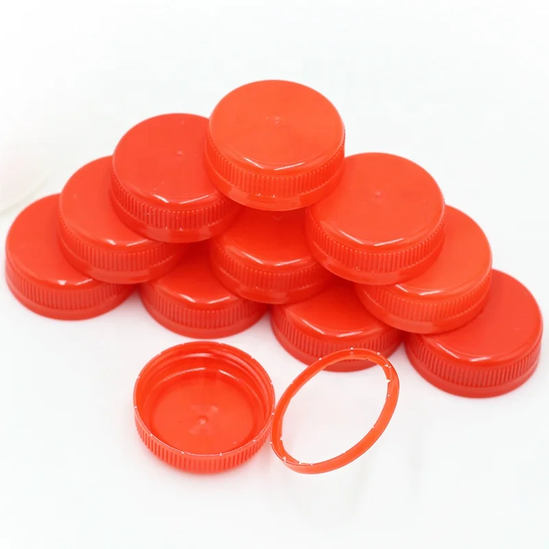Hot Sale 38mm PP Screw Cover Caps Pilfer-Proof Plastic Water Bottles Caps