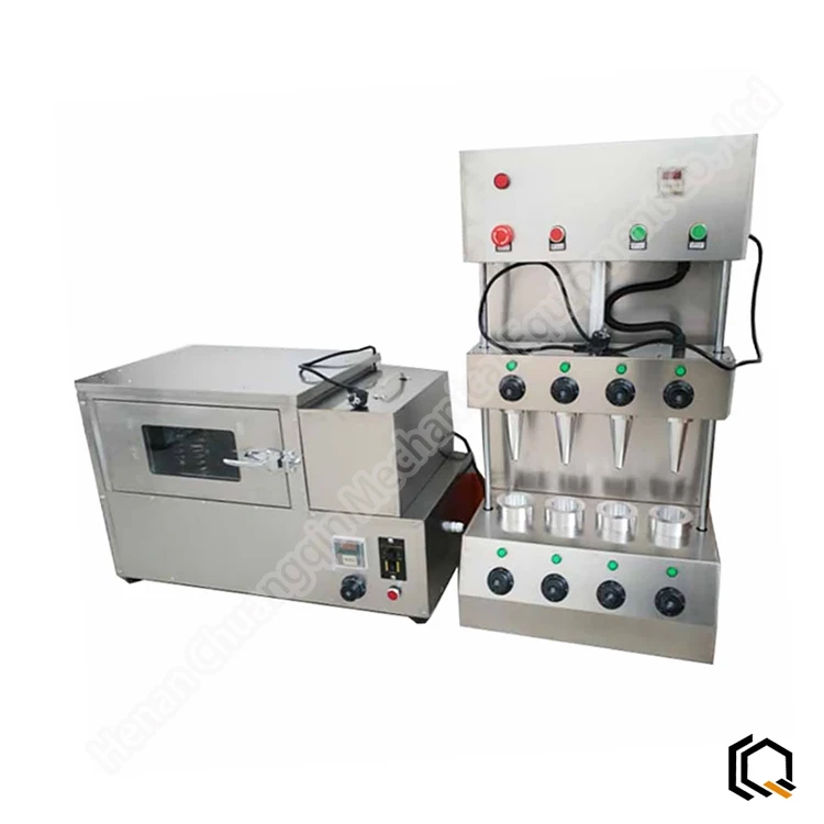Oven Pizza Cone Commercial Flour Tortilla Making Machine Best Price Snack Food Pizza Cone Making Machine