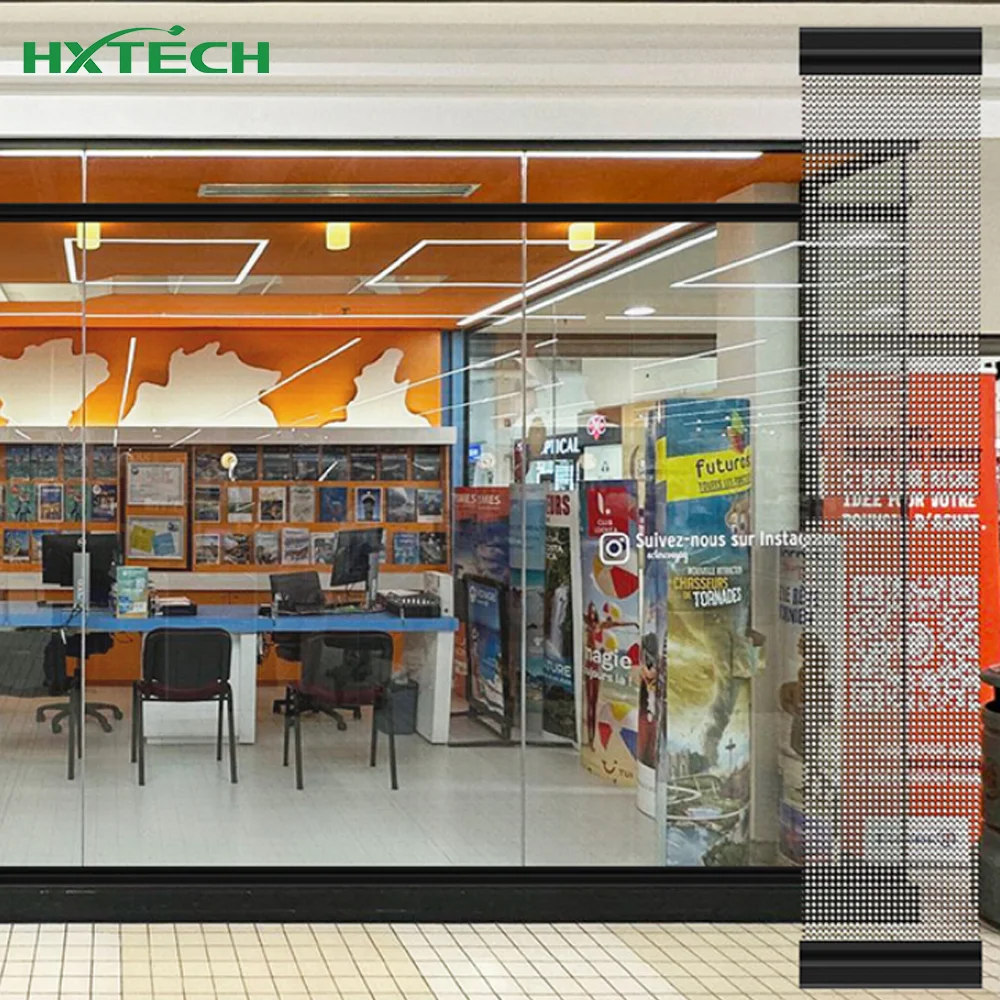 Transparent LED Screen Indoor Outdoor Glass Transparent LED Film Display Panels