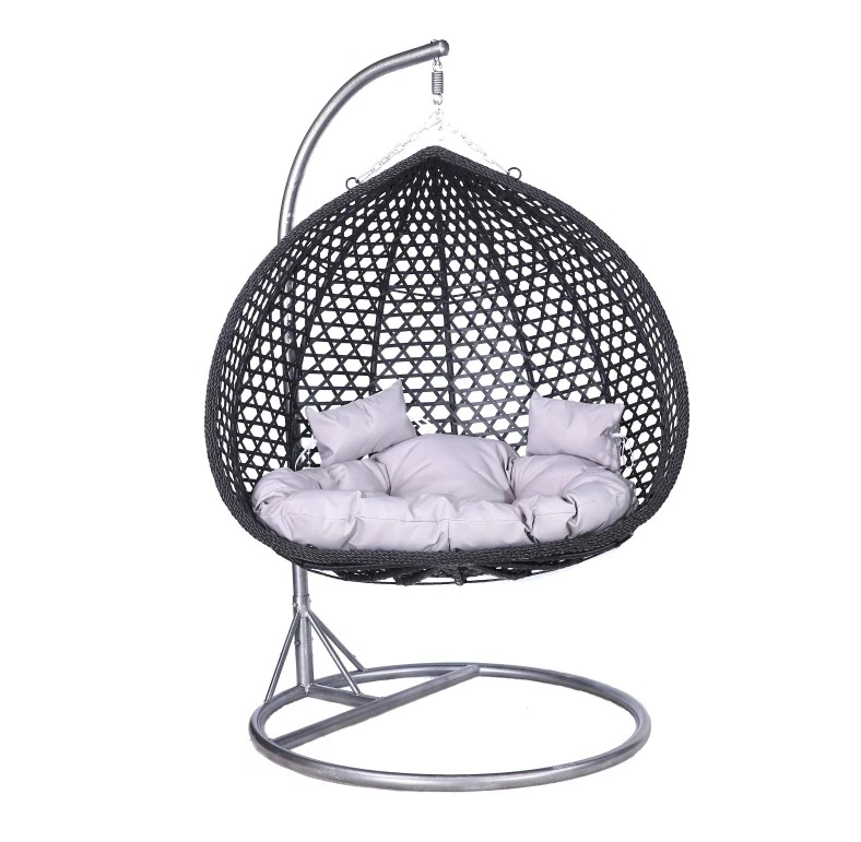 Garden Relaxing Round Hanging Double Chair Outdoor Furniture Patio Swings