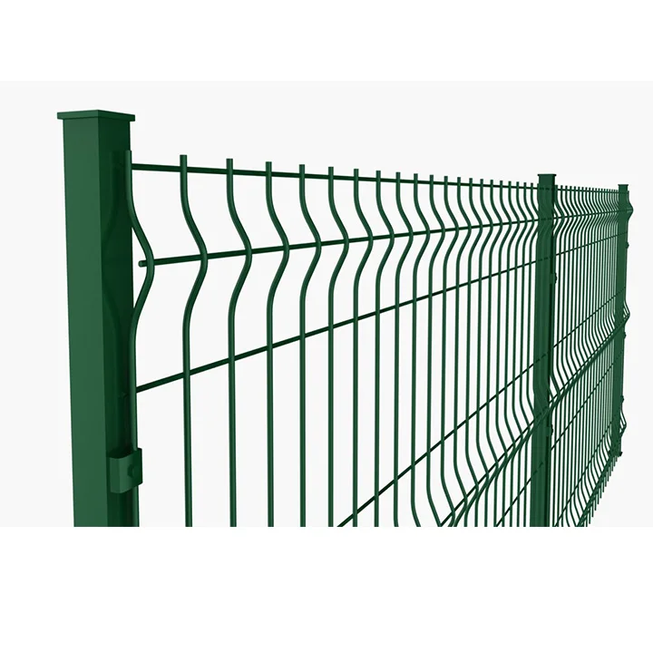 Commercial Galvanized Steel Welded Curved 3D Wire Mesh Fence