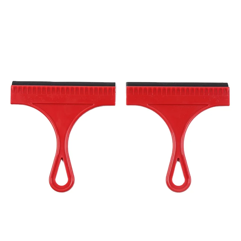 Красное Мини-скребок с принтом логотипа на заказ, 16,5 см