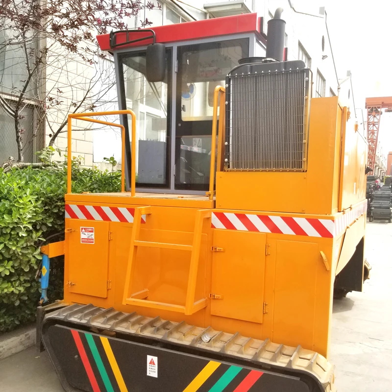 Полностью автоматический гусеничный компостный Тернер, машина для переработки отходов еды, компостирования органических продуктов