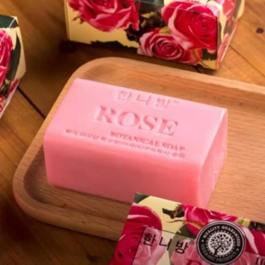 flower stamp foam shea butter packaging toilet bath paper soap base