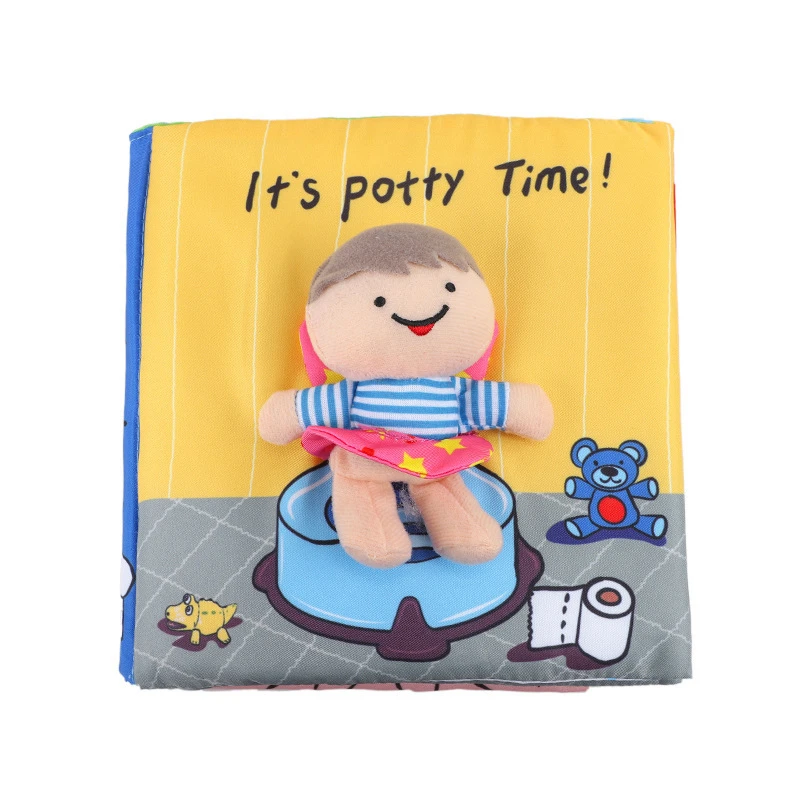 Soft baby cloth book Toddler Newborn Early Learning Develop Cognize Reading Puzzle Book Toys Infant Quiet Book For Kids
