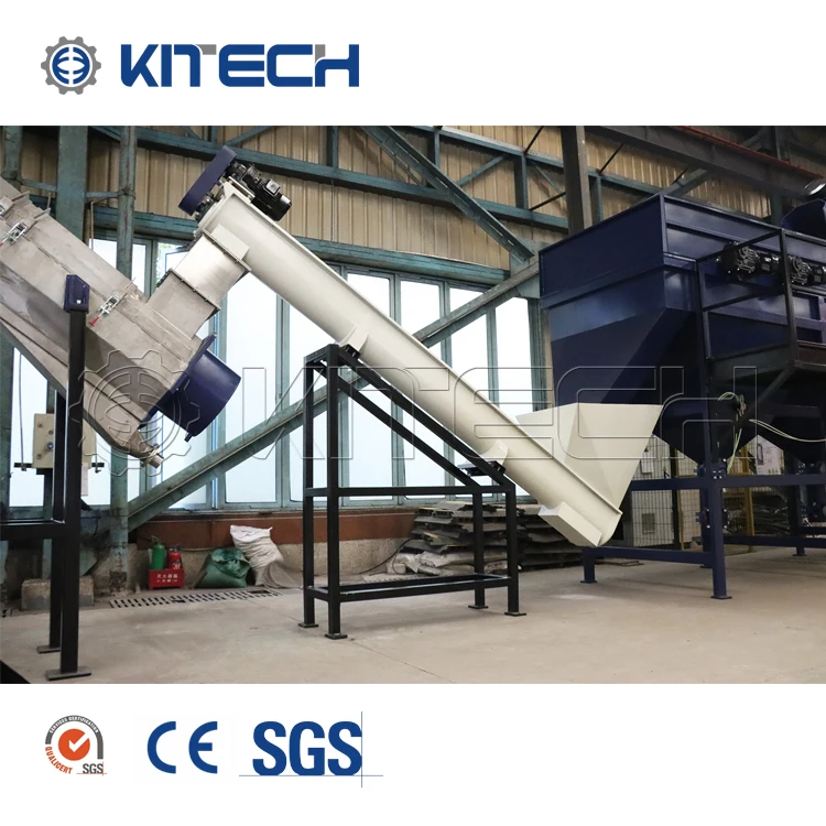 HDPE Container washing line / PE PP plastic pallet recycling machine