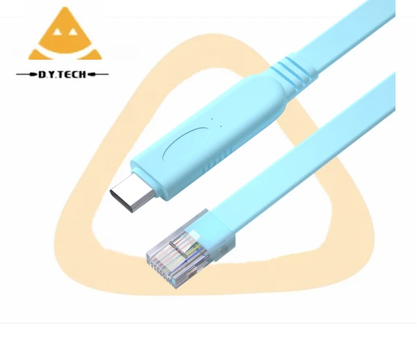 USB console cable Type-c to RJ45 debugging cable suitable for Cisco switch control cable 1.8m