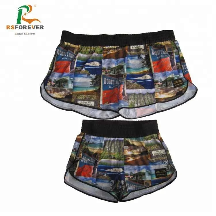 Custom Family Swimwear Women Girls Waterproof Swimming Shorts Dye Sublimation Swimsuits