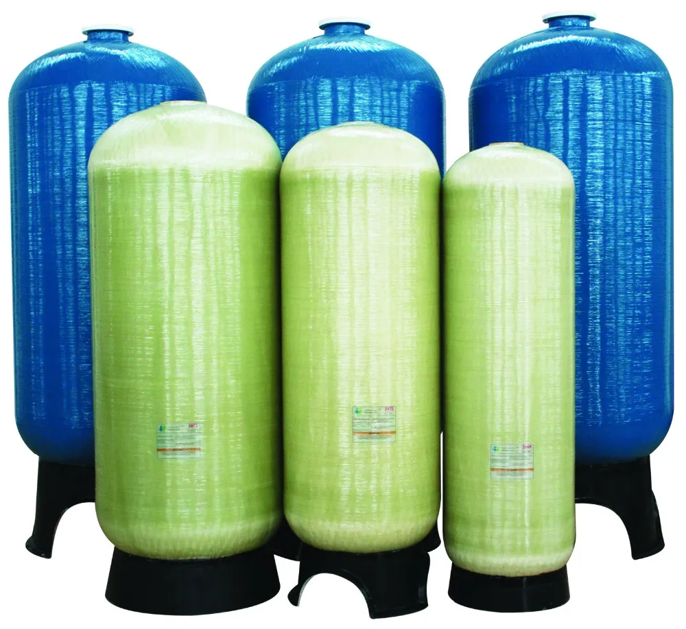 Water Treatment Fiberglass Vessel FRP Tank Water Softener RO System Fiberglass Tank