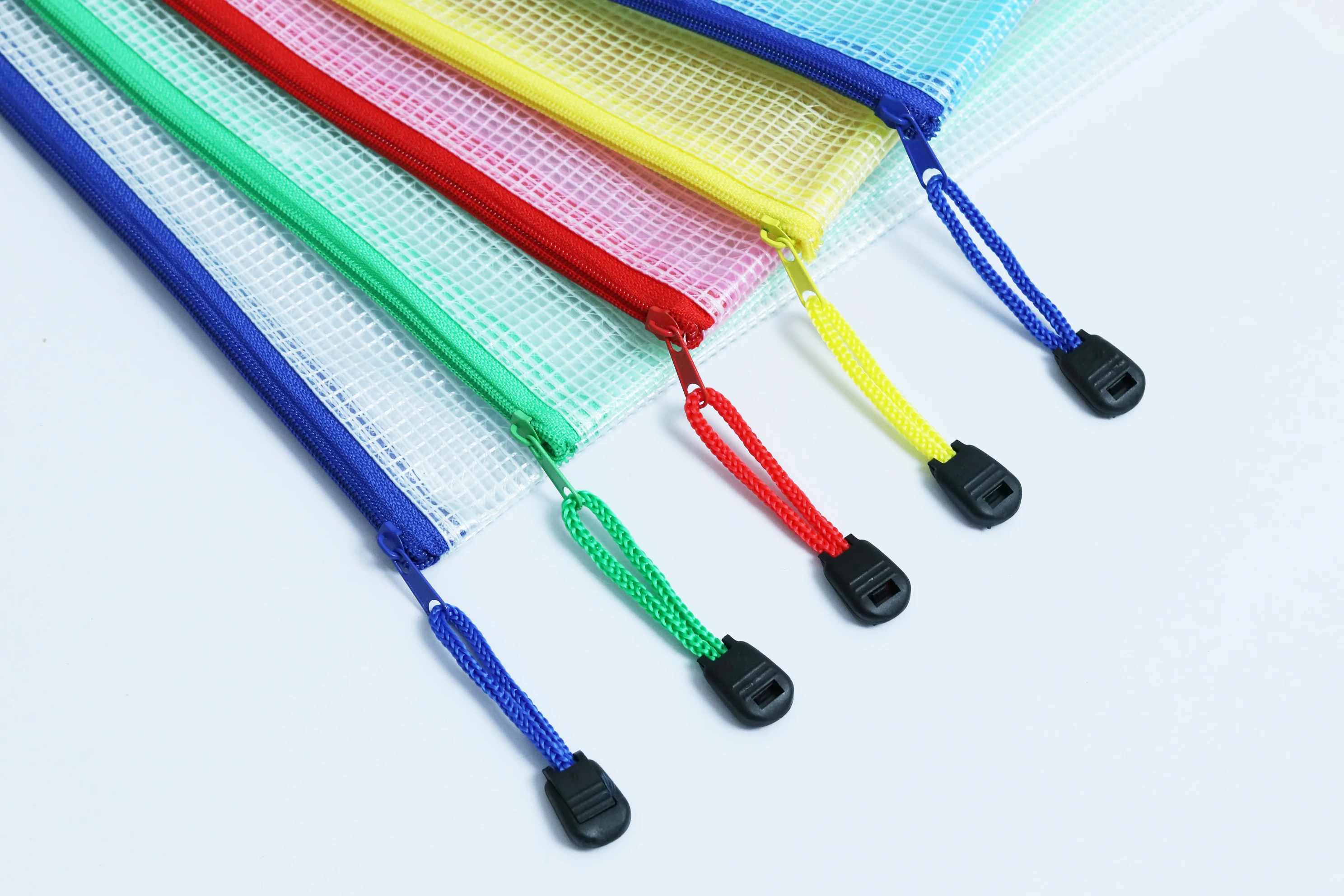 Custom Plastic Poly Zip Lock Envelope File Folder A4 Holder Bag Factory Price USB Flash Drives Storage Case