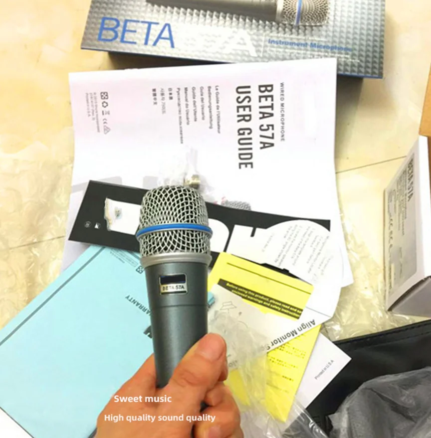 Wholesale High quality performance instrument wired microphone studio equipment Beta57A