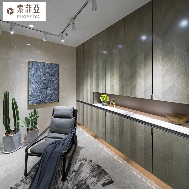 Modern Living Room Furniture Melamine Veener Entry Pantry Shoe Storage Cabinet for Apartment