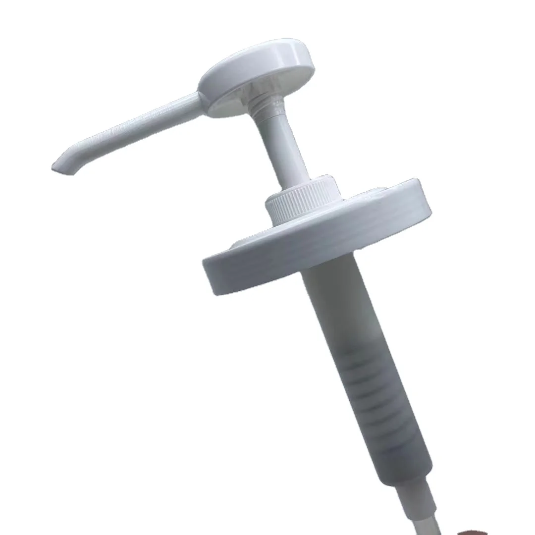 Long nozzle food grade liquid honey juice sauce plastic syrup pump food gold black gallon dispenser coffee syrup pump