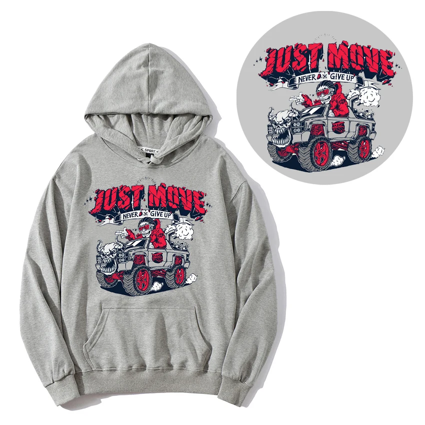 High Quality Ready To Press Custom DTF Preprinted Digital Full Colored DTF Transfers Heat Transfers Sticker For Clothing