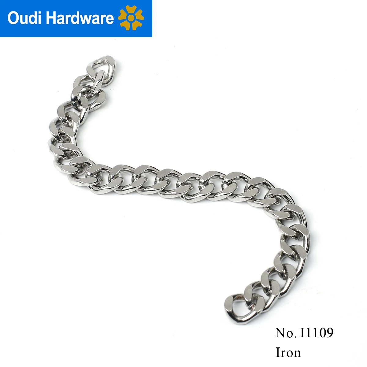 Nickel Metal Chain For Bag Strap Handle Elegant Purse Handbag Chain For Should Bag