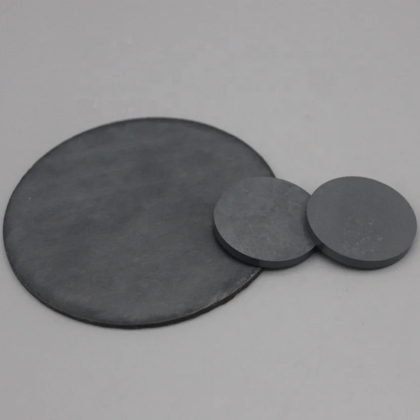 3X High Temperature SiC Silicone Carbide Wafer Disc Ceramic Substrate Plate
