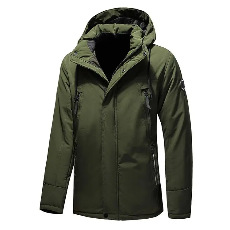 High Quality Hooded Water Proof Wind Breaker Casual Coat Man Clothing Jackets Winter warm Jacket For Men