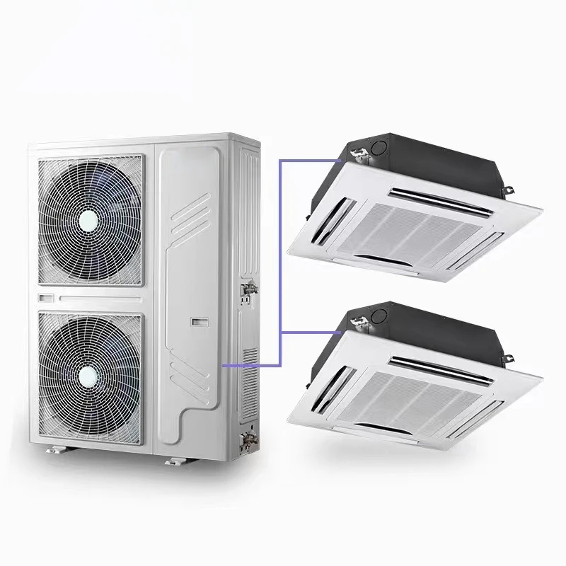 Комнатный инверторный потолочный вентилятор кондиционера 30000 BTU 4 Way Кассетный Кондиционер