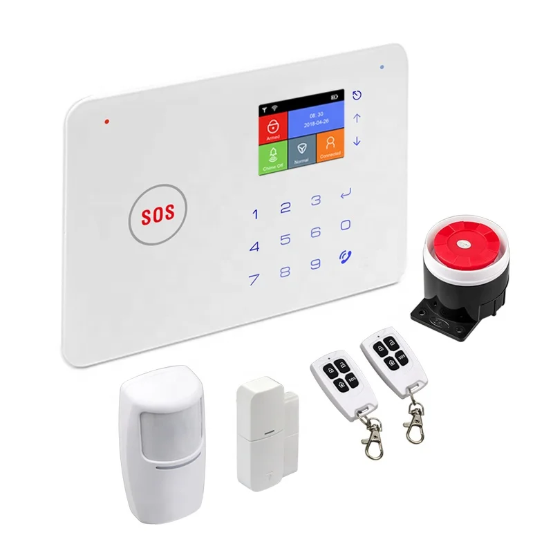 Smart Home Security Alarm System Tuya Smart Gateway Alarm For 16 Hours Wifi And Gsm Networking Transmission