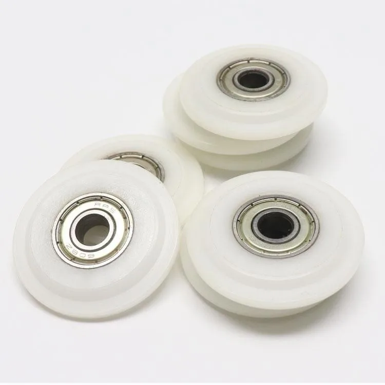 Plastic Nylon roller pulley 608 Y type POM roller pulley wheel for sliding door window