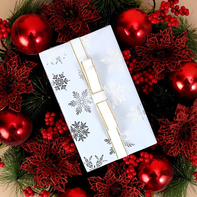 Christmas Aluminum Foil Gift Wrapping Paper Design Flower Paper Wrapping Wholesale