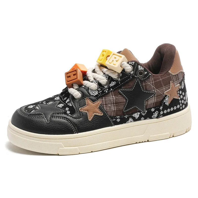 Autumn Trend Colors Skate Shoes Brand Sneakers Men Women Designer Shoes Skateboard Low-cut Flat Stars Shoes Man Sneakers