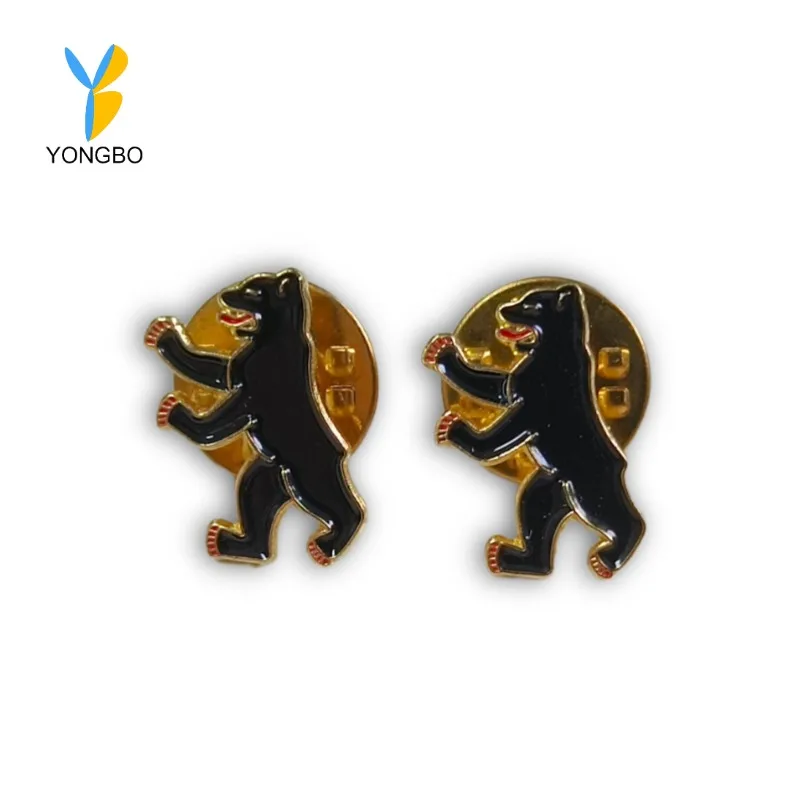 Wholesale Badge Maker Gold Plated Customized Cute Enamel Pins Metal Emblem Custom Logo Enamel Lapel Pin Badges