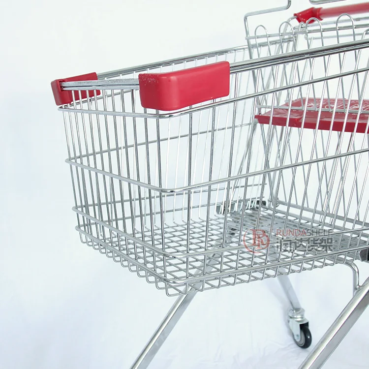 Chrome Plated Portable and Foldable RD-60A Plastic Grocery Shopping Trolley 450mm & 750mm Options 10pcs Offer