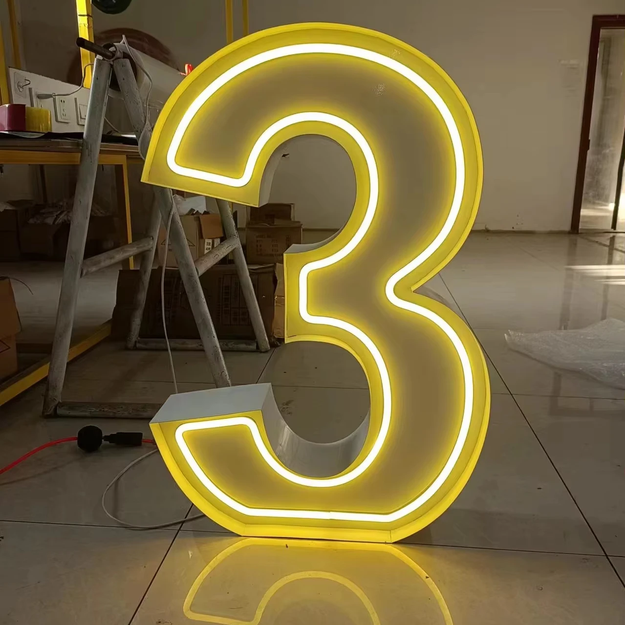 Большой неоновый шатер с буквами 4 фута 5 футов 6 небольшой фон подставка для дня рождения цифровая вывеска и дисплей украшения