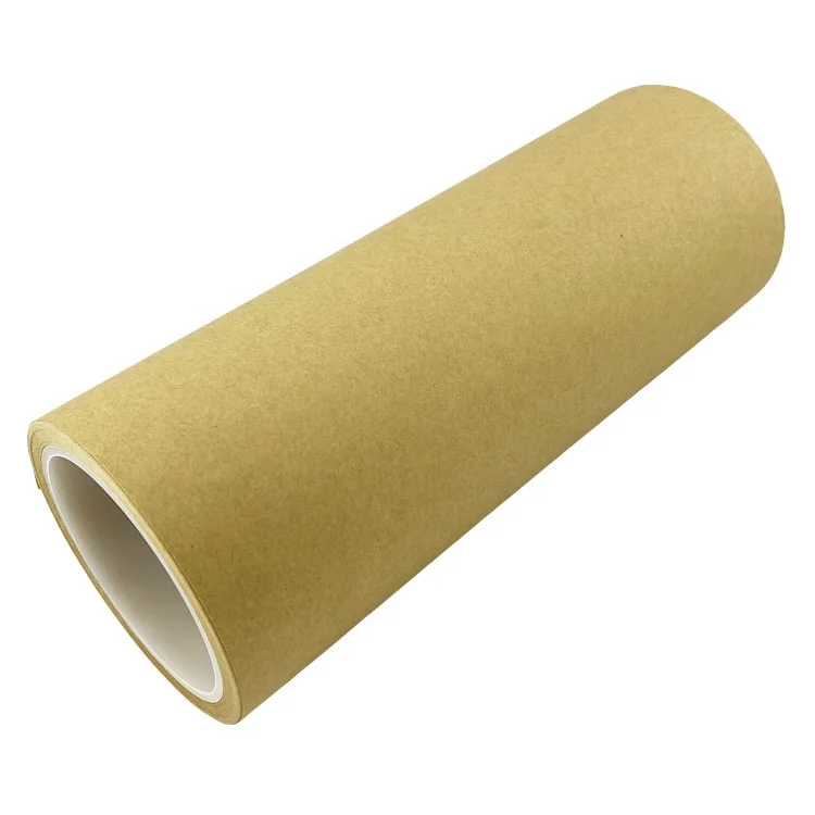 Factory promotion silicone adhesive reel brown dark yellow coated havana 120 gr release paper
