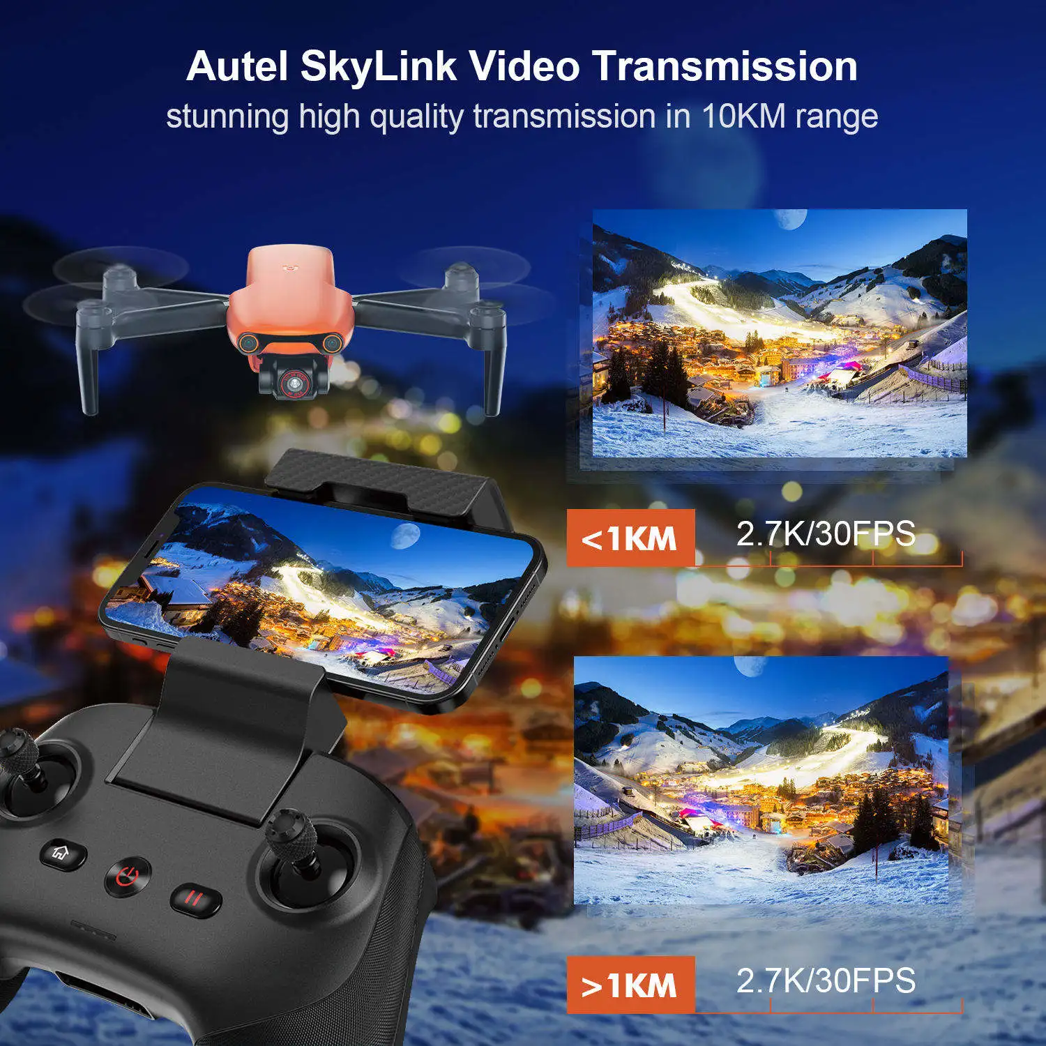 Autel Робототехника EVO Nano + Премиум комплект комбо FMC серии 249g 4K экшн-камера 3-Axis Flycam Дрон Plus