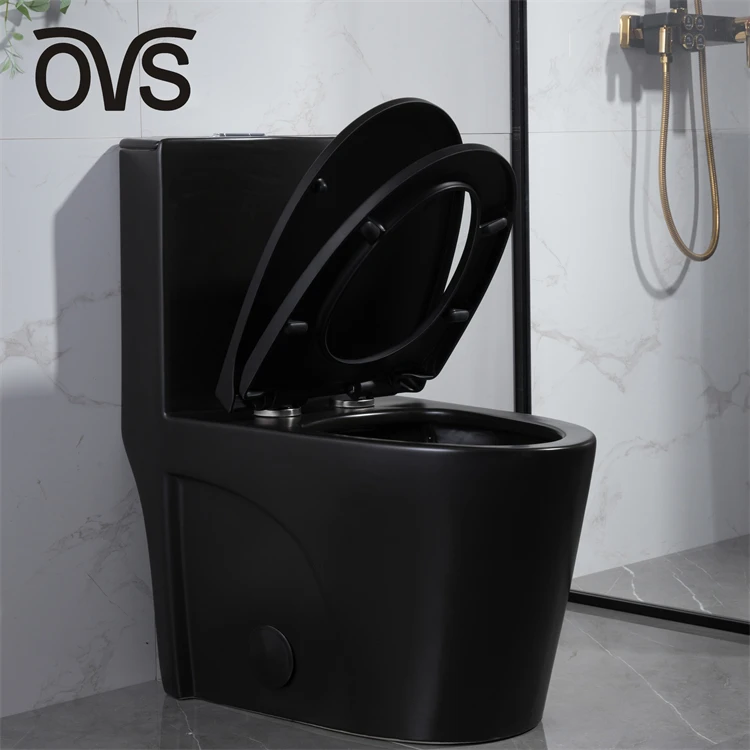 OVS Buy Commodity From China Black Toilet  Cheap Personalized Bathroom Water Closet Toilet Bowl Black