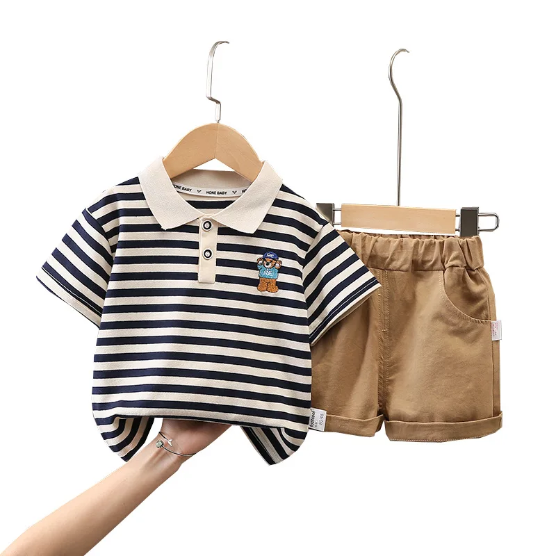 Custom Children Clothing Set Cotton Baby Boy New Born Baby Clothes Sets 0-3 Months For Boy