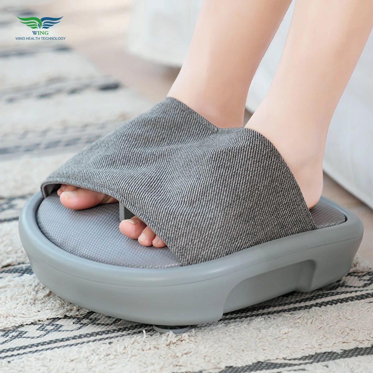 Top Quality  Kneading Electric Foot Massage Vibrating Roller Machine Heating Shiatsu Foot Massager