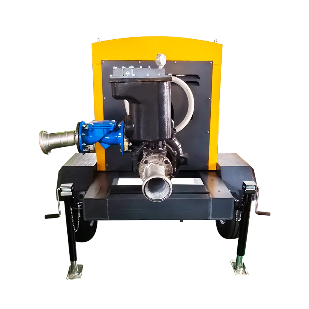 Municipal pipeline treatment vacuum assisted diesel flood control and sewage pump