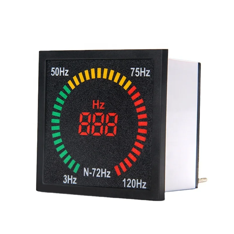 
NIN new series 3 120HZ Led square digital display measurement multifunctional indicator frequency meter digital hertz meter  (1600086206843)