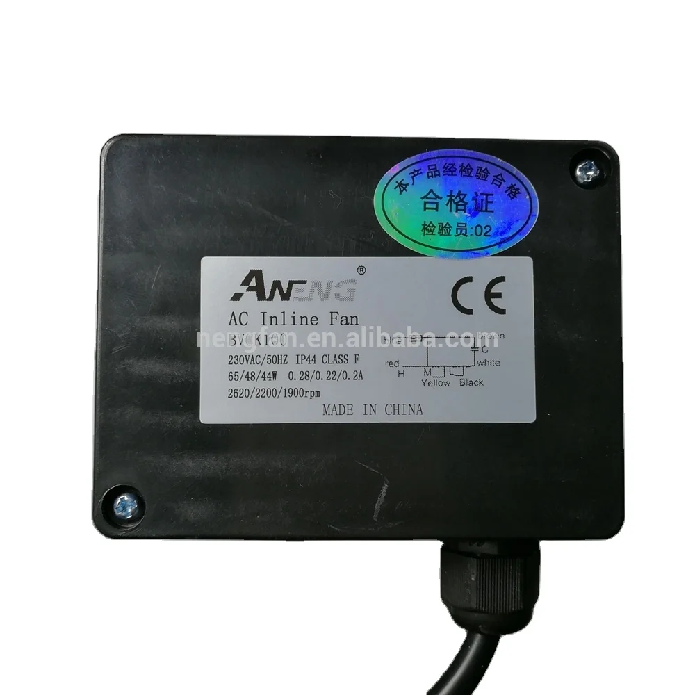 
low noise 110v 220v 230v ac circular duct inline marine tunnel ventilation tube fan 