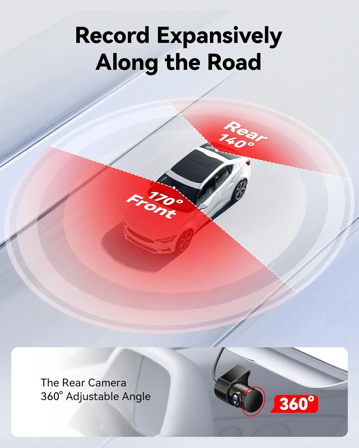 E-Too Dash Cam Parking Monitoring 4k Voiture Starvis Front 4K Rear 1k 2 Channels Dash Cam 4k GPS Night Vision Dual Car Camera