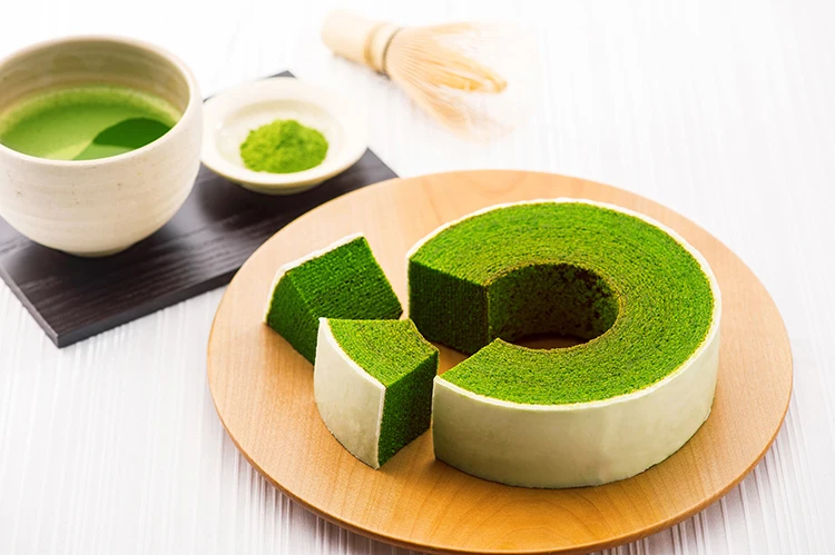 Matcha normal bulk confectionery baumkuchen soft sweets cakes