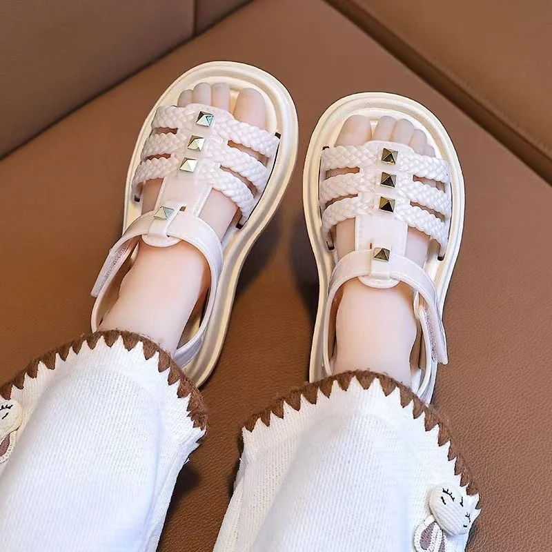 Footwear wholesale PVC Children sandal Summer girls Slides slipper  kidsBeach Sandals Shoes