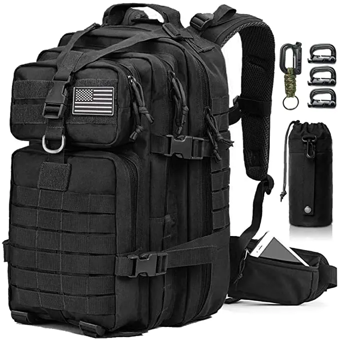 Large Pack 3 Day Assault Pack Emergency Bag Bug Out Bag Backpack Rucksack Waterproof Bag Customized Fashion Unisex Print Nylon