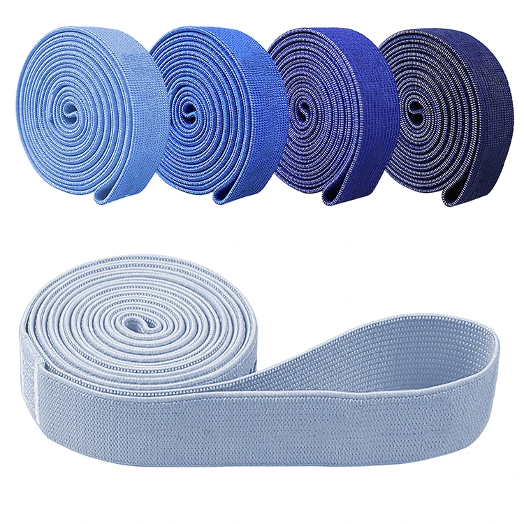 
High Quality blue series 5 pack fitness strength band power exercise stretch resistance bands pull up assist band set 