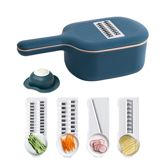 Fruit Vegetable Potato Cucumber Carrot Slicer Cutter Grater Shredders Multi Purpose Mandolin Vegetable Slicer with Strainer