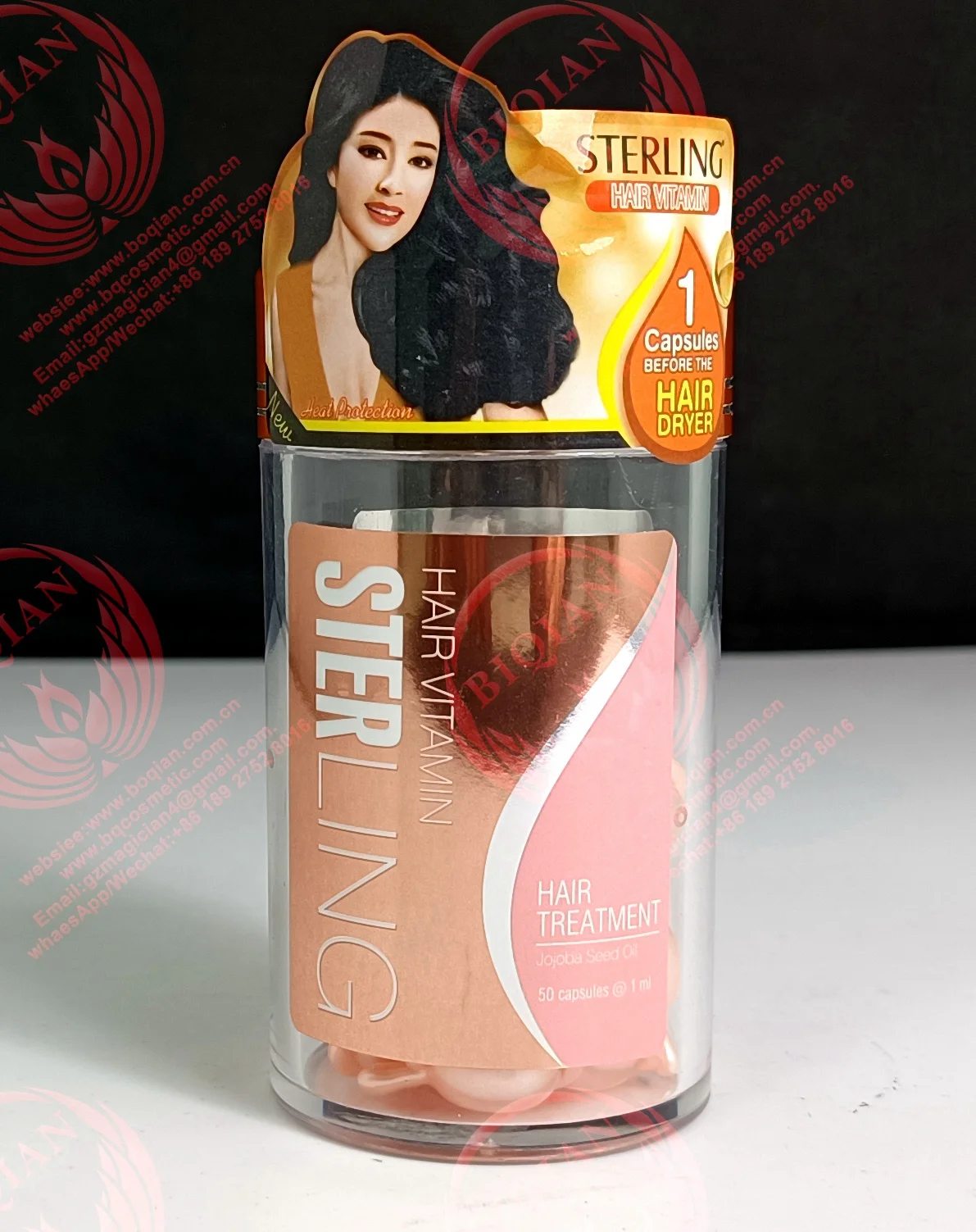 OEM / ODM Keratin Vitamin Hair Smoothing Treatment Capsule