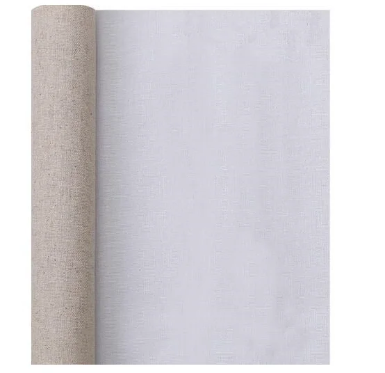Wholesale Linen Blend Unprimed Blank Art Canvas High Quality Oil Painting Linen Fabric Canvases