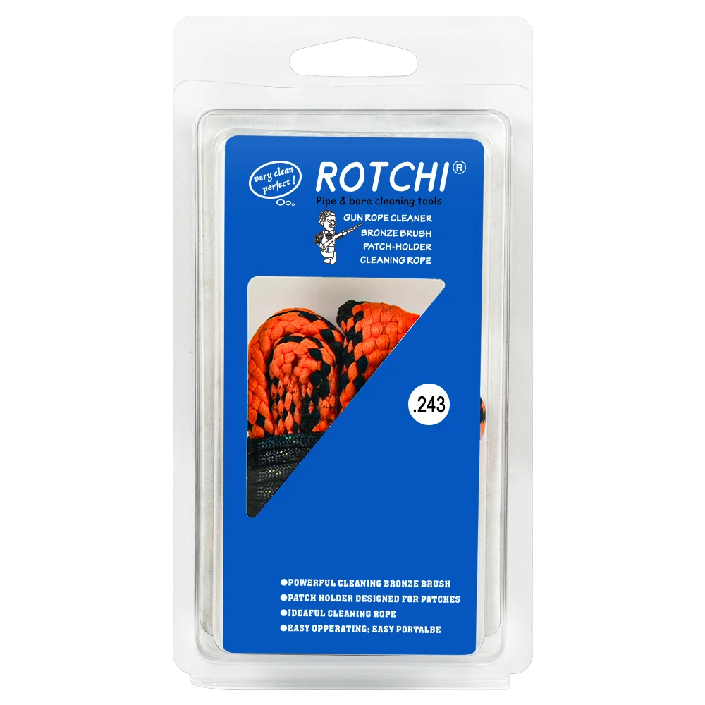 gun cleaning kit Hunting Accessories durable gun Bore Brush Shooting bore cleaner snake