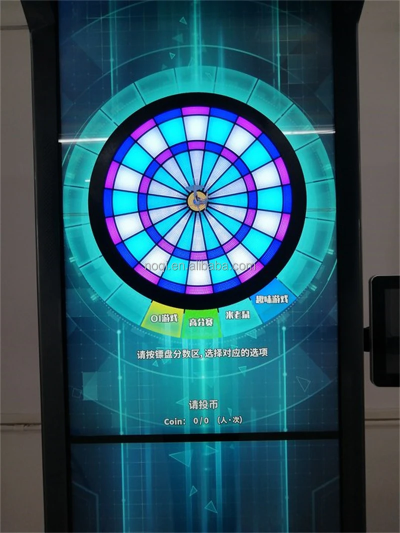 New Style 49 Inch LED Screen coin operated Dart Machine for Bar and club