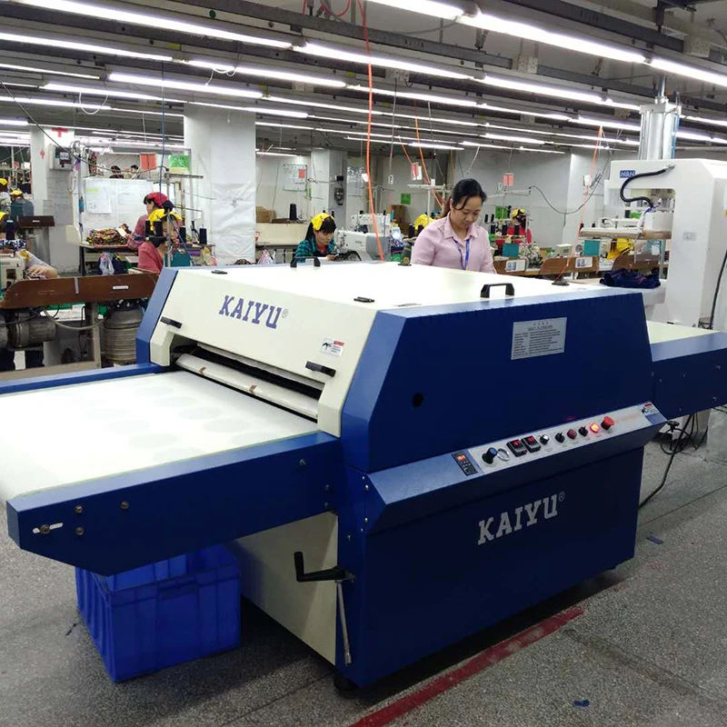 Big Size Textile Compact Straight Linear Fusing Press Collar Pressing Machine Price
