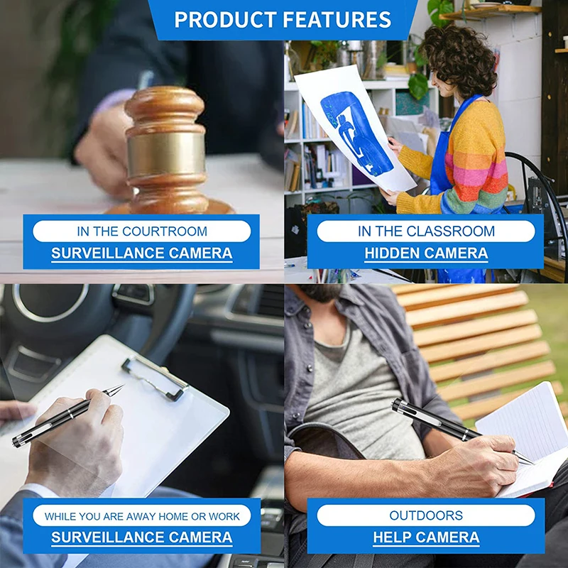 Full HD 1080P Portable Mini Hidden Pen Camera Spy Pen Camera Video Recorder