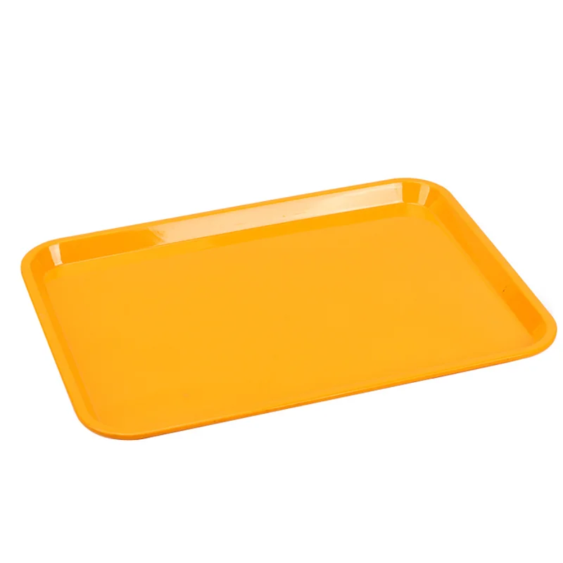 custom printed rectangular hard rolling tray melamine food drink serving trays